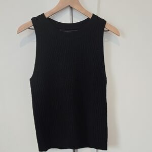 Banana Republic Sleeveless Black Sweater Tank - L - Like New